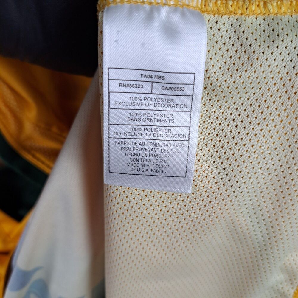 Nike LA Galaxy Soccer Jersey Mens L Yellow MLS - Picture 9 of 11